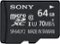 Sony - SR Series 64GB microSDXC UHS-I Memory Card-Front_Standard