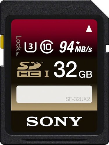  Sony - SF-UX2 Series 32GB SDHC UHS-I Memory Card
