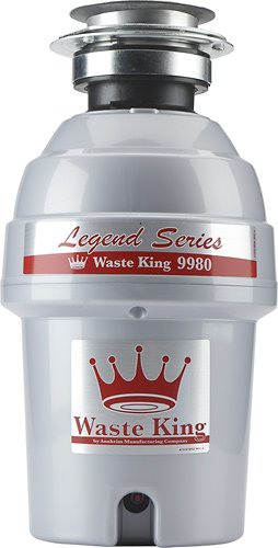  Waste King - Legend Series 1 HP 3-Bolt Mount Disposer - Gray