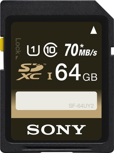  Sony - SF-UY2 Series 64GB SDXC UHS-I Memory Card