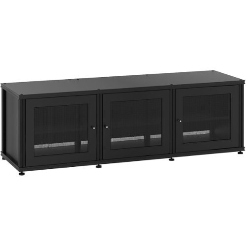 Salamander Designs - Synergy 237 TV Stand for Most Flat-Panel or DLP TVs Up to 70" - Black-Front_Standard 