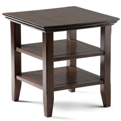 Simpli Home - Acadian End Table - Brunette Brown-Front_Standard 