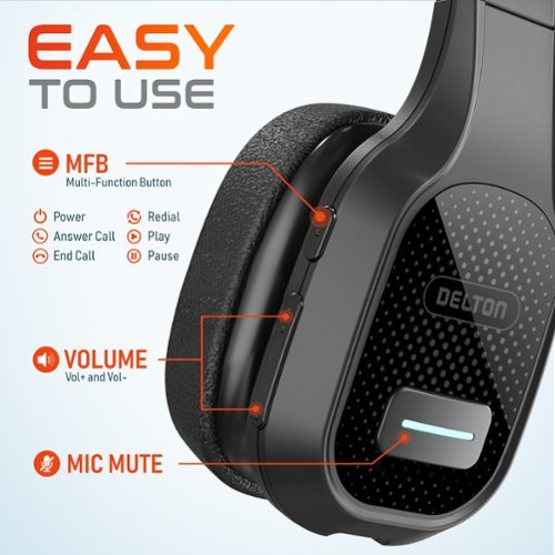 Delton 20X Wireless Computer Headset, Trucker Bluetooth Headset Delton 20X Wireless Computer Headset, Trucker Bluetooth Headset
