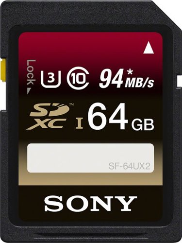  Sony - SF-UX2 Series 64GB SDXC UHS-I Memory Card