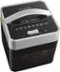 Dynex™ - Countertop 6-Sheet Crosscut Mail Shredder - Black/Silver-Front_Standard