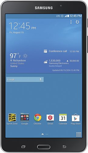  Samsung - Galaxy Tab 4 - 7&quot; - 16GB - WiFi + 4G LTE Sprint - Black