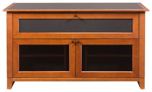 BDI - Novia A/V Cabinet for Most Flat-Panel TVs Up to 55" - Cherry-Front_Standard 