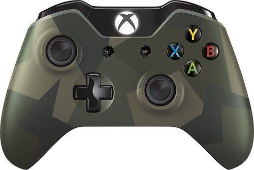  Microsoft - Xbox One Special Edition Armed Forces Wireless Controller - Camouflage