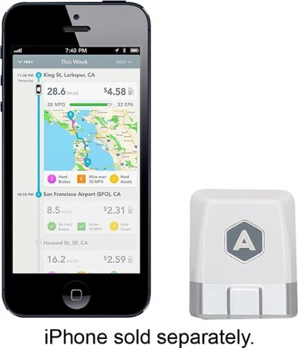  Automatic - Car Adapter and Car Apps (1st Generation) - White