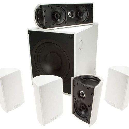 Definitive Technology - ProCinema 600 5.1-Channel Home Theater Speaker System - White-Front_Standard 