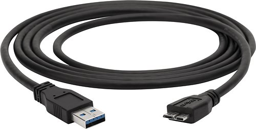  Griffin - 6' Type A USB-to-Micro-B USB 3.0 Charge-and-Sync Cable - Black