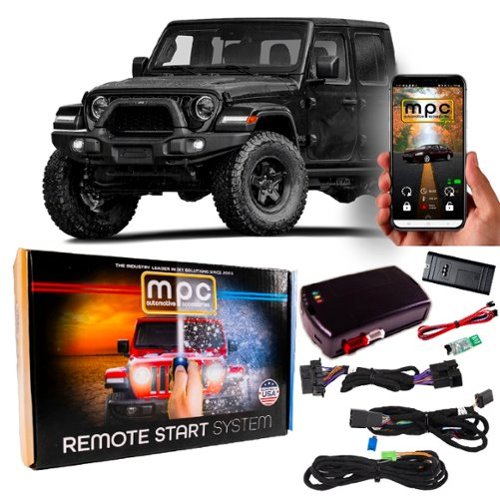 MPC - Smartphone or OEM Activated Remote Starter For 2020-2025 Jeep Gladiator - Black-Front_Standard 
