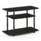 Furinno - Turn-N-Tube No Tools 3-Tier TV Stands with Classic Tubes - Espresso/Black Classic Tube-Front_Standard