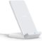 Anker - 313 Wireless Charger (Stand), Qi-Certified - White-Front_Standard