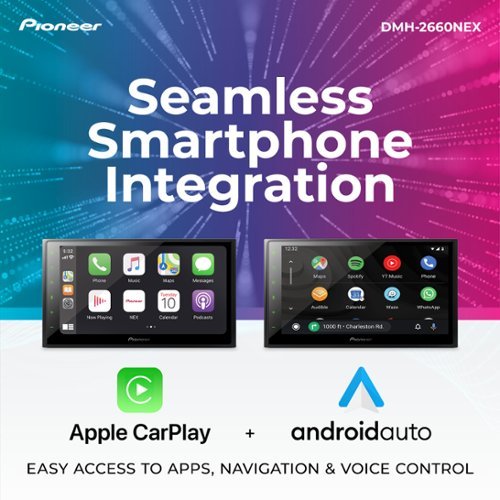 Pioneer 6.8 Android Auto™ and Apple CarPlay Bluetooth Digital Media (DM) Receiver - Black BUY IN GERMANY