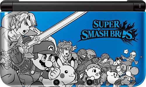  Nintendo - 3DS XL Super Smash Bros Blue Edition - Blue