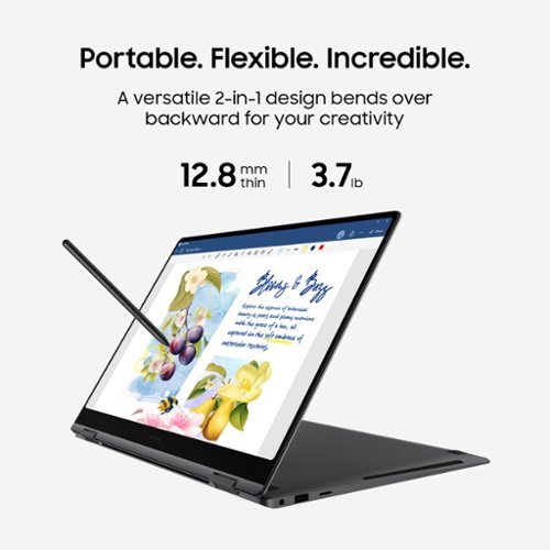 Samsung Galaxy Book5 Pro 360 - Copilot+ PC - 16 AMOLED Touch Screen Laptop - Intel Core Ultra 7 - 16GB Memory - 1TB SSD - Gray SHOP ONLINE