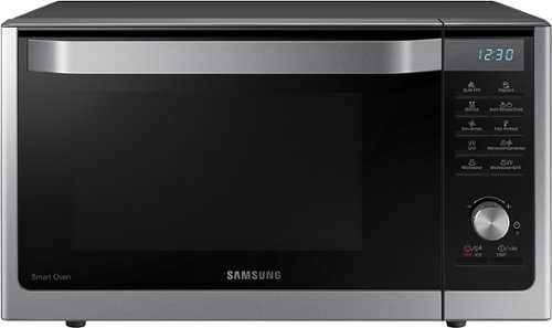  Samsung - 1.1 Cu. Ft. Countertop Microwave - Stainless-Steel