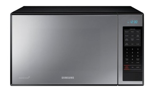  Samsung - 1.4 Cu. Ft. Countertop Microwave with PowerGrill - Stainless steel