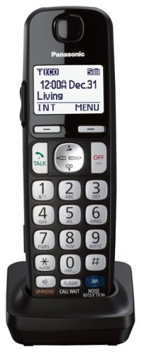 KX-TGEA20B DECT 6.0 Cordless Expansion Handset for Select Panasonic Expandable Phone Systems - Black-Angle_Standard 