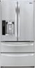 LG - 26.7 Cu. Ft. 4-Door French Door Refrigerator with Thru-the-Door Ice and Water-Front_Standard