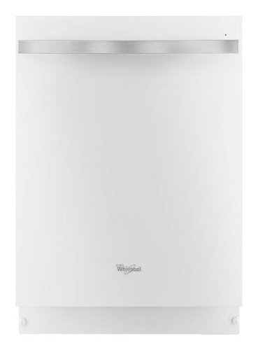  Whirlpool - Gold 24&quot; Built-In Dishwasher with Stainless Steel Tub - White Ice
