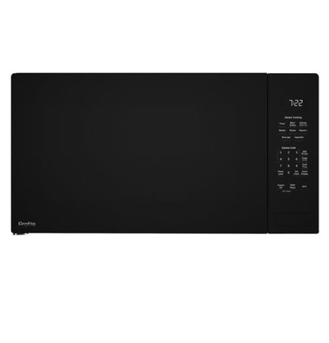 GE Profile - 2.2 Cu. Ft. Built-In Microwave with Sensor Cooking and Glass Touch Controls - Black-Front_Standard 