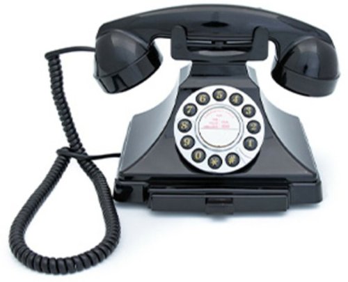 PopMarket - GPO Carrington Push Button Telephone - MISC ACCESSORY - Black-Front_Standard 