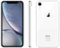 Apple - Refurbished Excellent - iPhone XR A1984 (Fully Unlocked) 64GB Bundle with Pre-Installed Tempered Glass and Bluetooth Earbuds - White-Front_Standard
