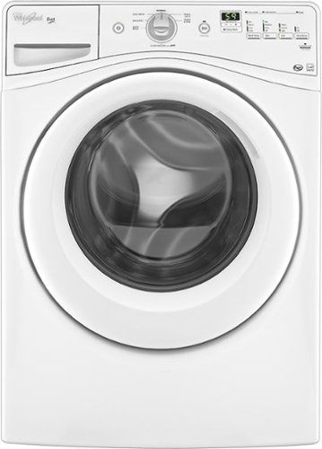  Whirlpool - Duet 4.1 Cu. Ft. 7-Cycle High-Efficiency Front-Loading Washer - White