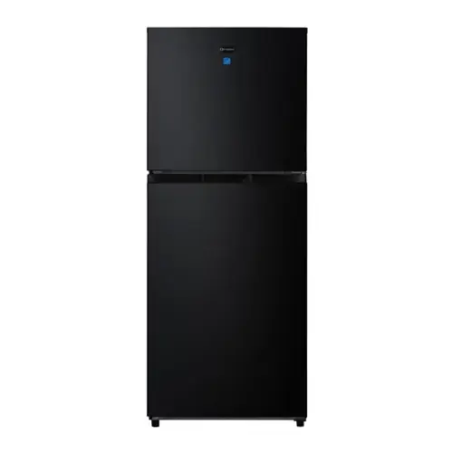 Front. Verona - Verona 24 in. Top Freezer Refrigerator with 12 cu. ft. Storage Capacity (Black) - Black.