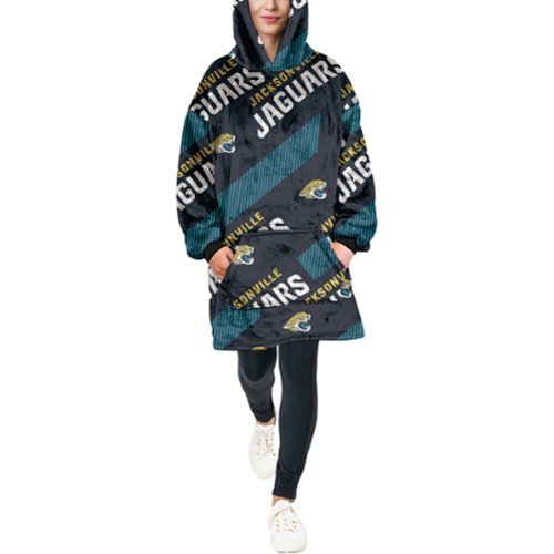 Pegasus - 60" x 80" Repeat Logo Hoodie Bloncho - Multicolor-Front_Standard 