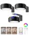 EZVALO - 3 Pack LED Picture Light Smart Recessed Lighting Wireless Wall Decor Light Painting Light with 3 Color Temps - Black-Front_Standard