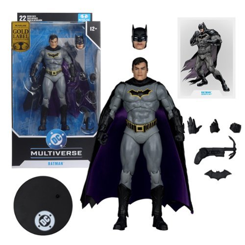 McFarlane Toys - DC Multiverse Batman Rebirth #1 Gold Label 7 Inch Action Figure - Multi-Colored-Front_Standard 