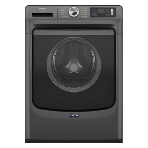 Maytag - 5.0 Cu. Ft. High-Efficiency Smart Front Load Washer with Steam and Pet Pro System - Volcano Black