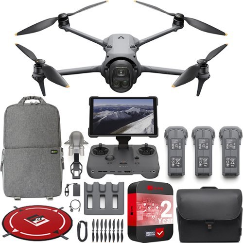 DJI - Mavic 4 Pro Drone with RC Pro 2 Controller & 512GB Creator Combo + Extended Warranty Accessory Bundle-Front_Standard 