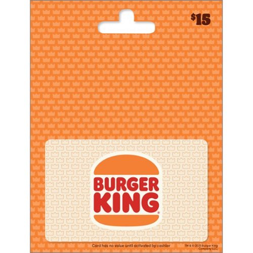 Burger King - $15 Gift Card-Front_Standard 