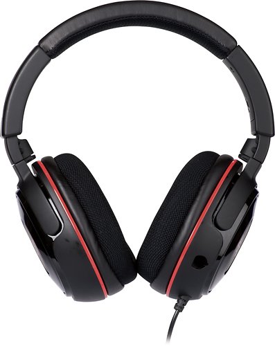  Turtle Beach - Ear Force Z60 Over-the-Ear Gaming Headset - Black/Red