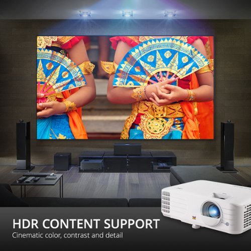 ViewSonic PX701-4K Ultra HD DLP Projector with High Dynamic Range - White GLOBAL SHIPPING