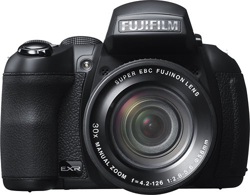  Fujifilm - HS35EXR 16.0-Megapixel Digital Camera - Black