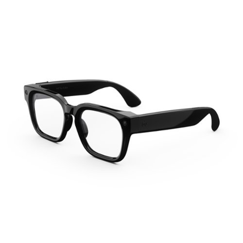 Fury - Smart AI glasses — Meta AI, 12MP Camera, Live Translate — 8+ Hour Battery — Transition Grey Lenses - Classic Black