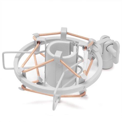 FocusProAudio - Focus Pro Audio Shock Mount for Samson Q2U Microphone - White-Front_Standard 