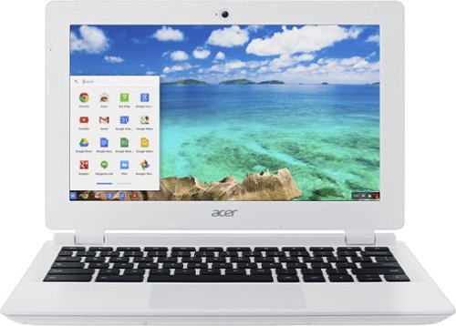  Acer - 11.6&quot; Chromebook - Intel Celeron - 2GB Memory - 16GB eMMC Flash Memory - Moonstone White