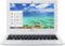 Acer - 11.6" Chromebook - Intel Celeron - 2GB Memory - 16GB eMMC Flash Memory - Moonstone White-Front_Standard 