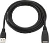 Dynex™ - 6' USB-A-to-USB-A Extension Cable - Black-Front_Standard