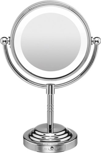  Conair - Classique Collection Double-Sided Lighted Makeup Mirror - Chrome