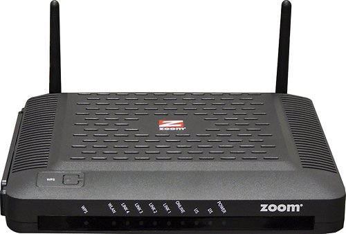  Zoom - DOCSIS 3.0 Cable Modem with Built-In Wireless-N Router - Black
