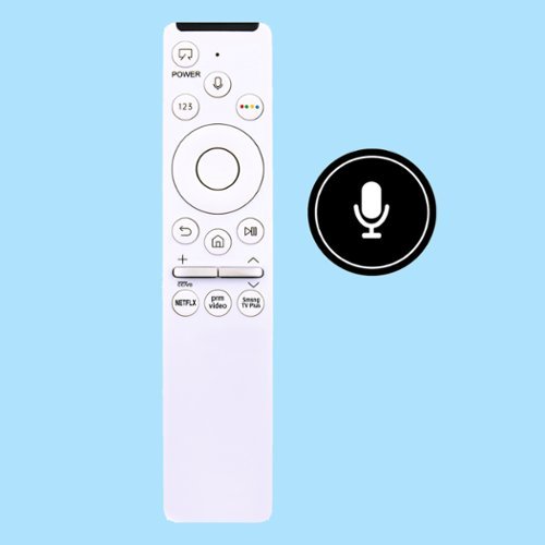 ALLIMITY - BN59-01330H Voice Replaced Remote for Samsung TV LS03R LS03T LS03A LS03B LS03C LS03D Series QN32LS03TBF QN65LS03TAF - Black-Front_Standard 