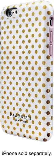  Isaac Mizrahi New York - Mini Dot Case for Apple® iPhone® 6 and 6s - White/Gold