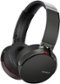 Sony - Extra Bass Wireless Over-the-Ear Headphones - Black-Front_Standard